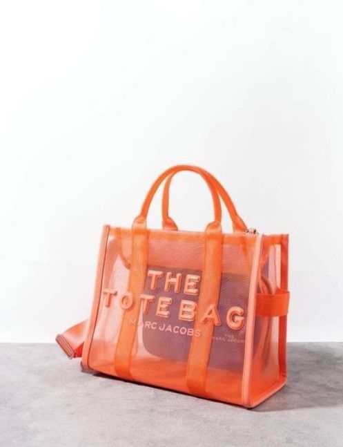 Small Mesh Traveler Marc Jacobs Tote Bag Fusion Coral