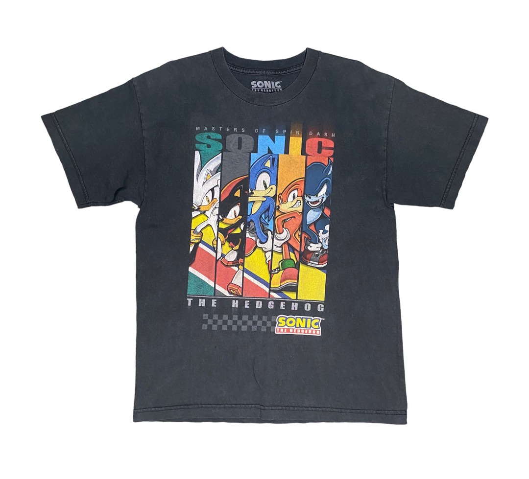 Sonic The Hedgehog All Characters Anime T Shirt, Men's Fashion, Tops ...