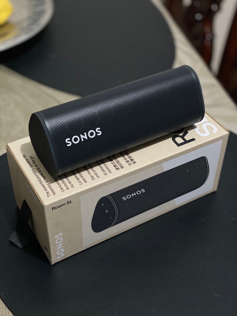 Sonos Roam Sl Portable Smart Speaker With Bluetooth Wifi Shadow Black