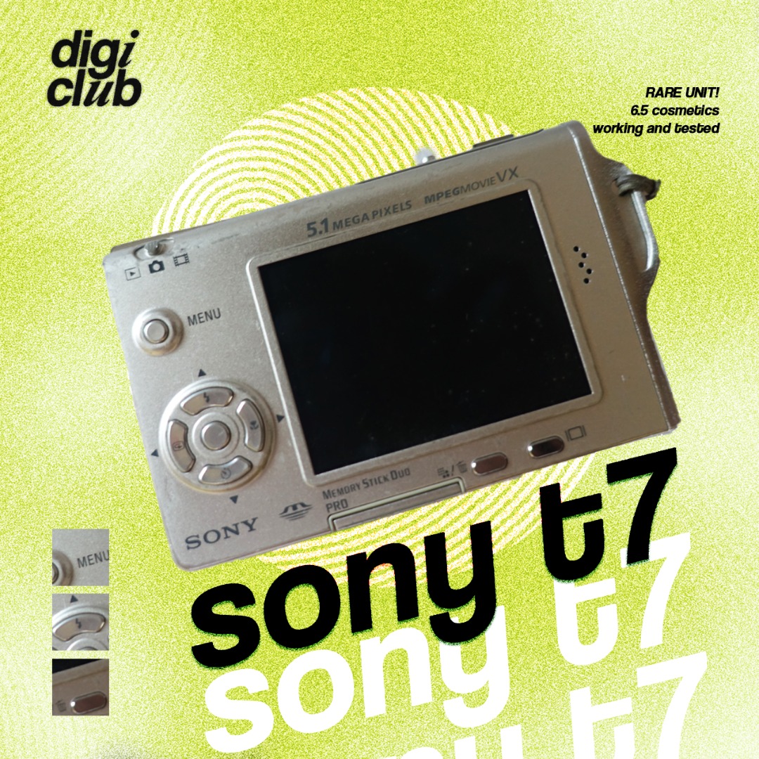 sony cyber shot dsc t7 [RARE DIGICAM], Photography, Cameras on Carousell