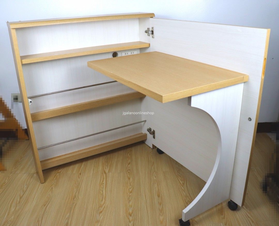 Space Saver Bookshelf with desk, Furniture & Home Living, Furniture