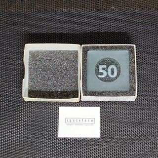 Spaceform Miniature Token, 50 Silver Glitter