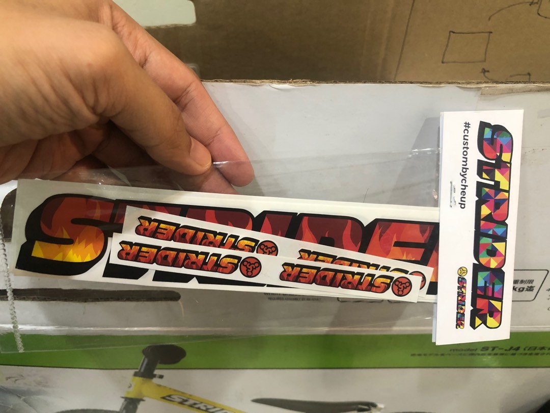 Strider deals bike decals