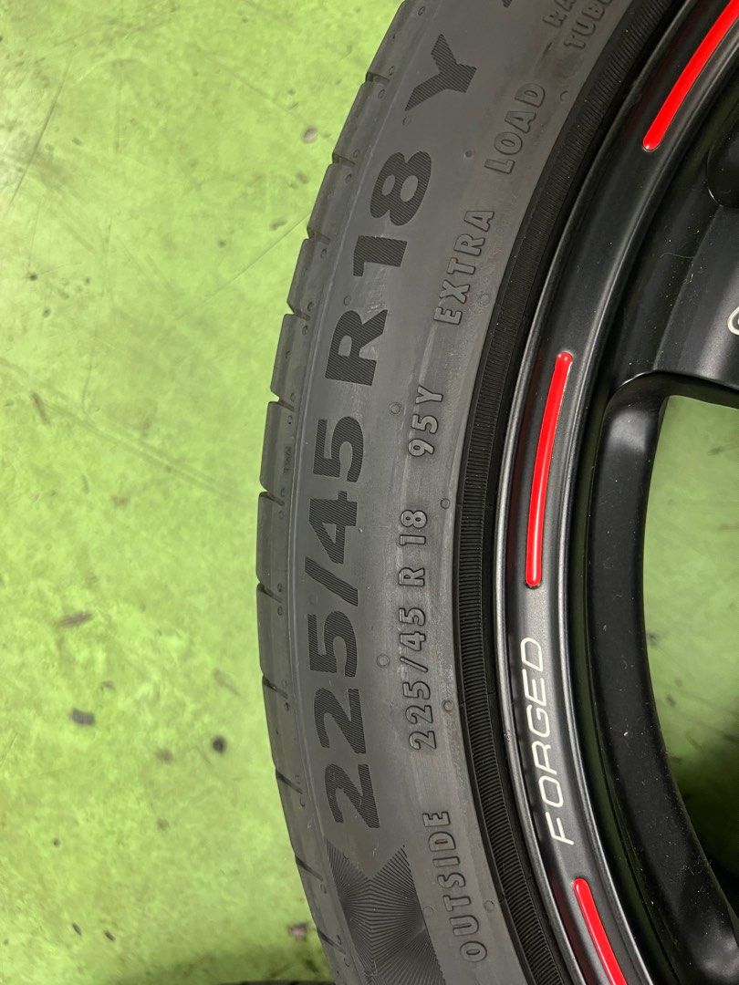 TE37 Volk Racing, Car Accessories, Tyres & Rims on Carousell