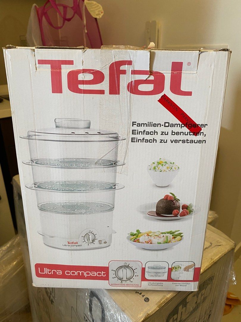 Tefal ultra compact 3 layer steamer, TV & Home Appliances, Kitchen