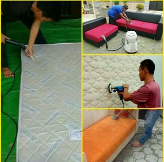 Cuci Springbed Jembatan Besi  TerMurah Kualitas Premium - Panggilan Laundry Sofa ExtraBersih Steril Wangi Garansi Di Jakarta Barat