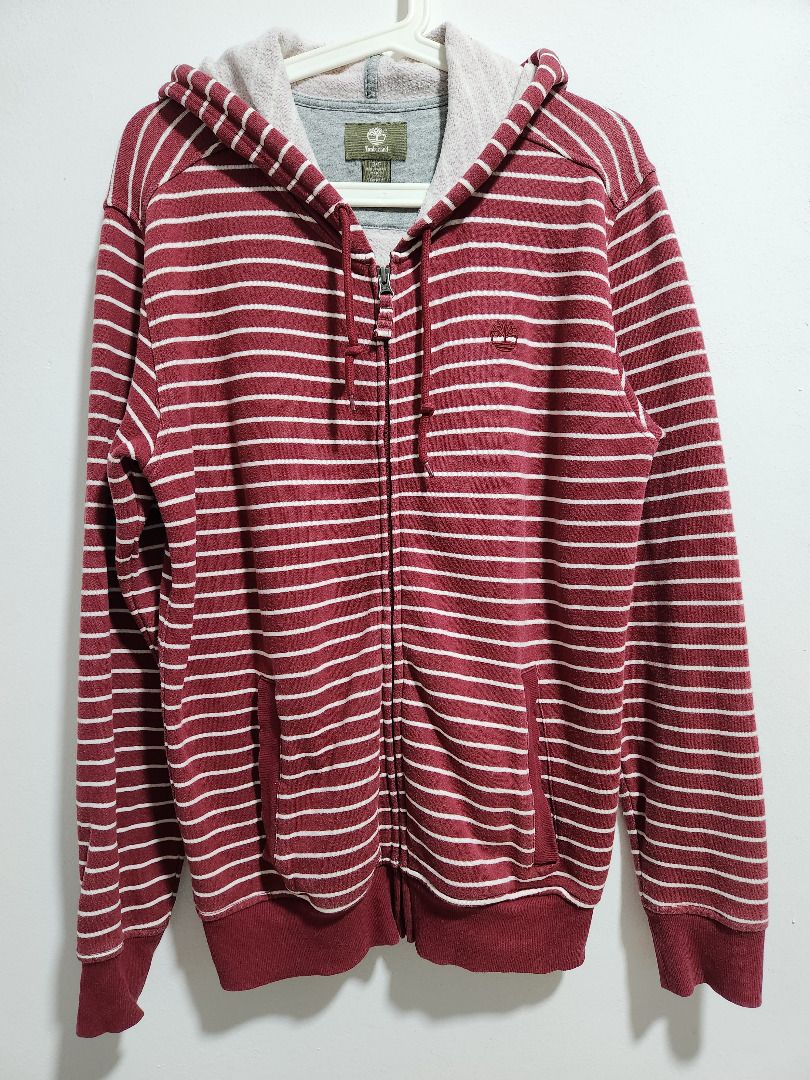 Red cheap timberland hoodie