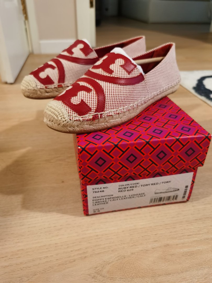 Tory burch sales red espadrille