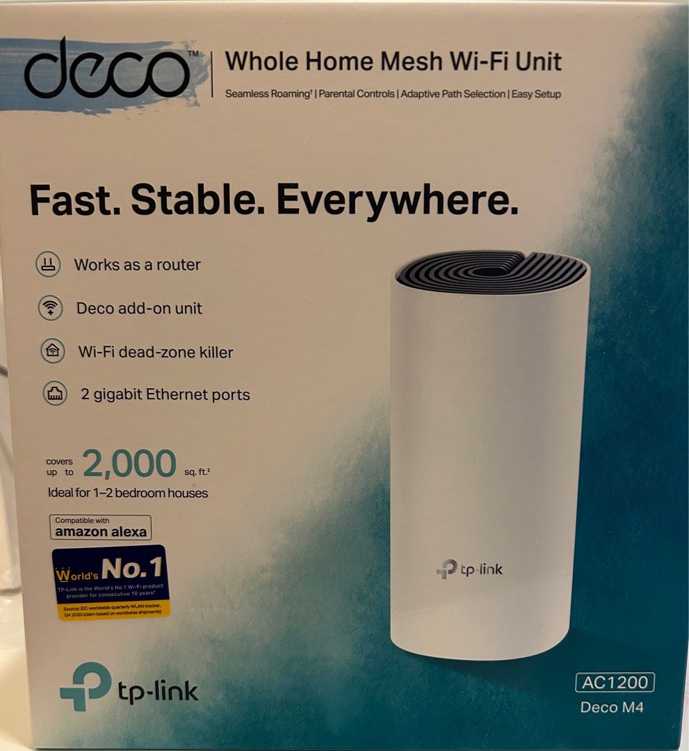 TP link AC1200 Deco M4, Computers & Tech, Parts & Accessories ...