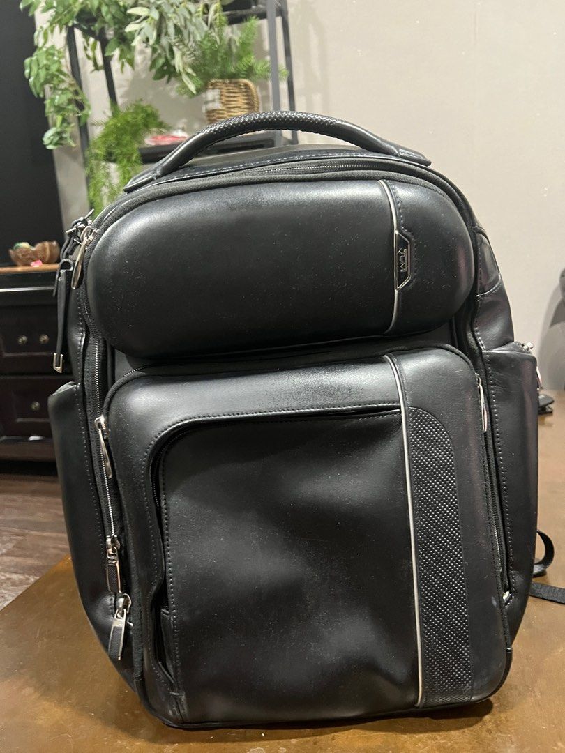 Tumi leather beg, Men's Fashion, Bags, Backpacks on Carousell