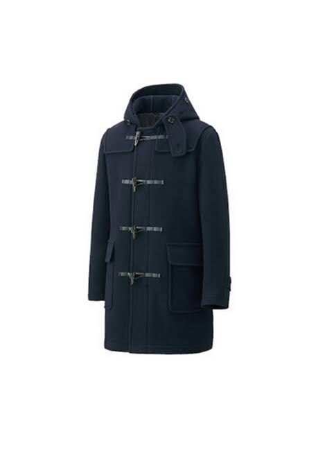 UNIQLO Winter Full Duffle Wool Blend Trench Coat Winter Jacket Size Small 40x33 Men s Fashion Coats Jackets and Outerwear on Carousell