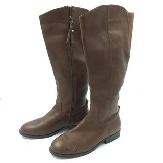 UNIVERSAL THREAD Women's Brisa Wide Calf Faux Leather Riding Boots