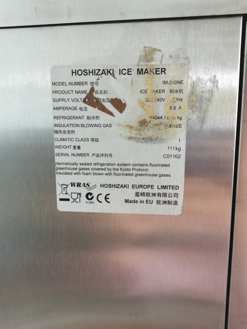 Used Hoshizaki ice machine / hoshizaki ice maker, TV & Home Appliances