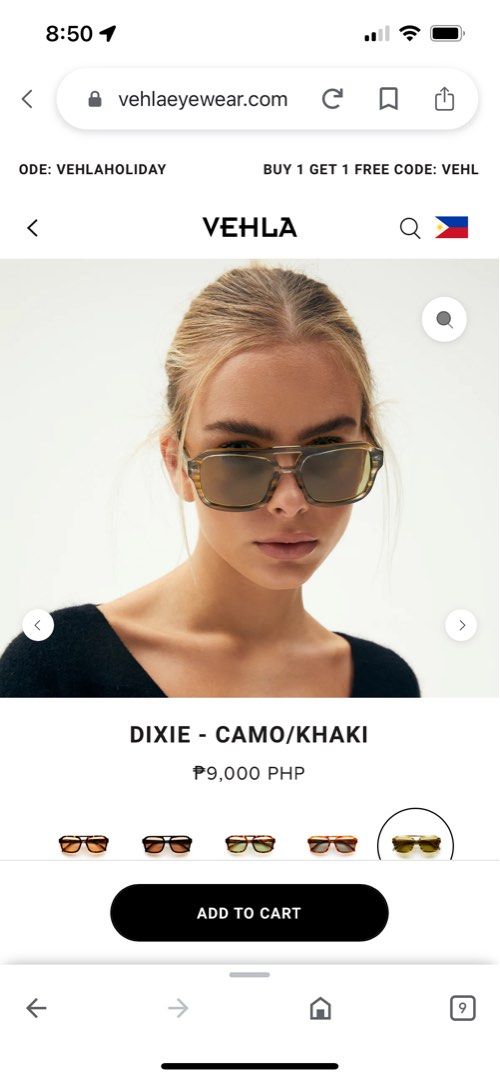 Vehla Dixie Camo sunglasses, Men's Fashion, Watches & Accessories