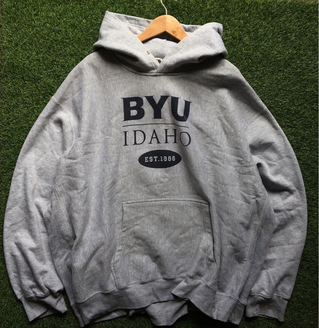 Vintage BYU Idaho Pro Weave Hoodie, Men's Fashion, Activewear on Carousell