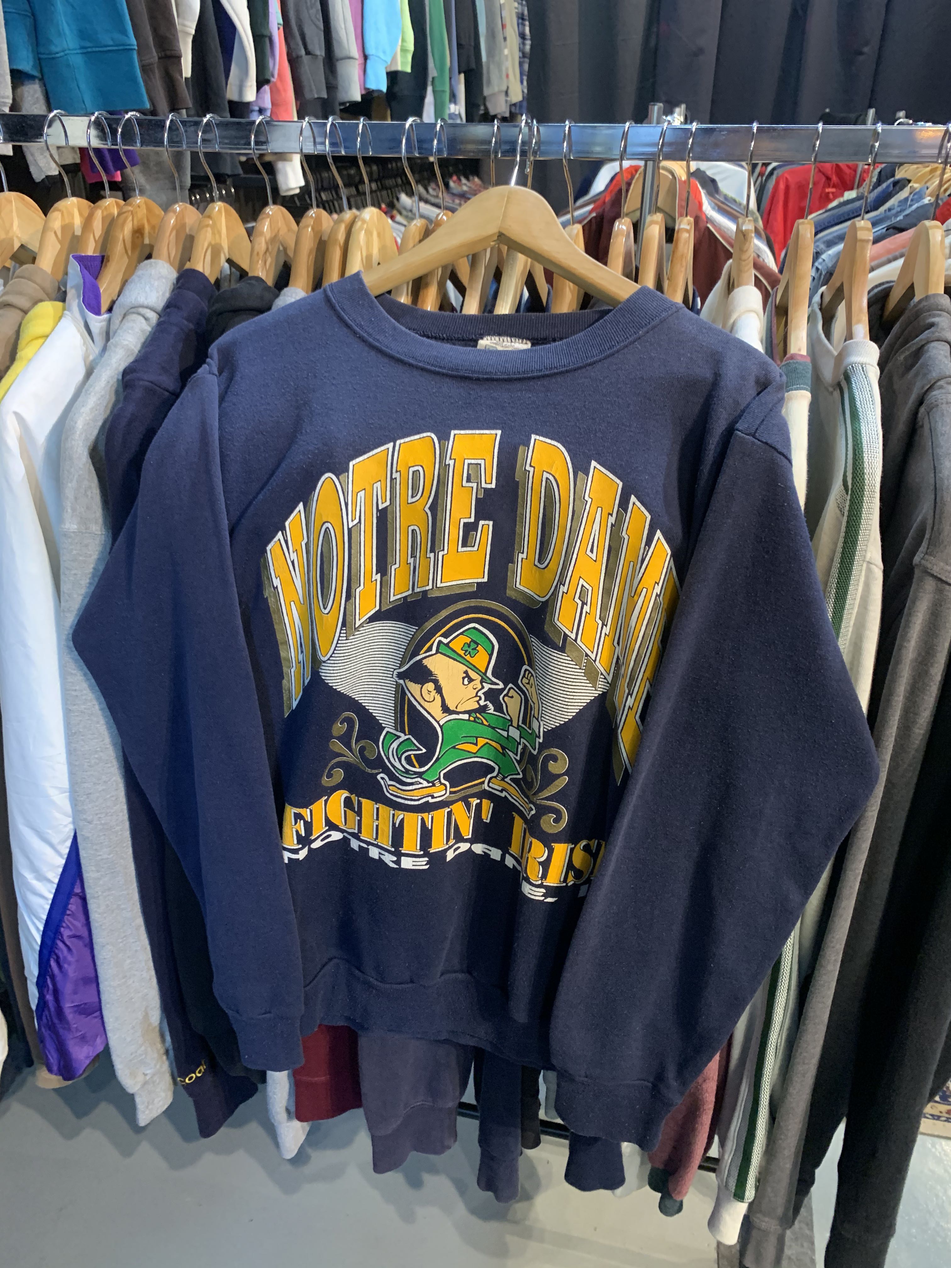 Notre dame top vintage sweatshirt