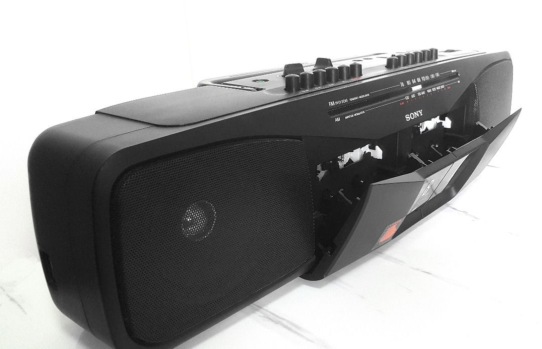 Radio K7 Sony CFS-W30L Double Cassette Vintage 1987 - Fabriqué En Corée