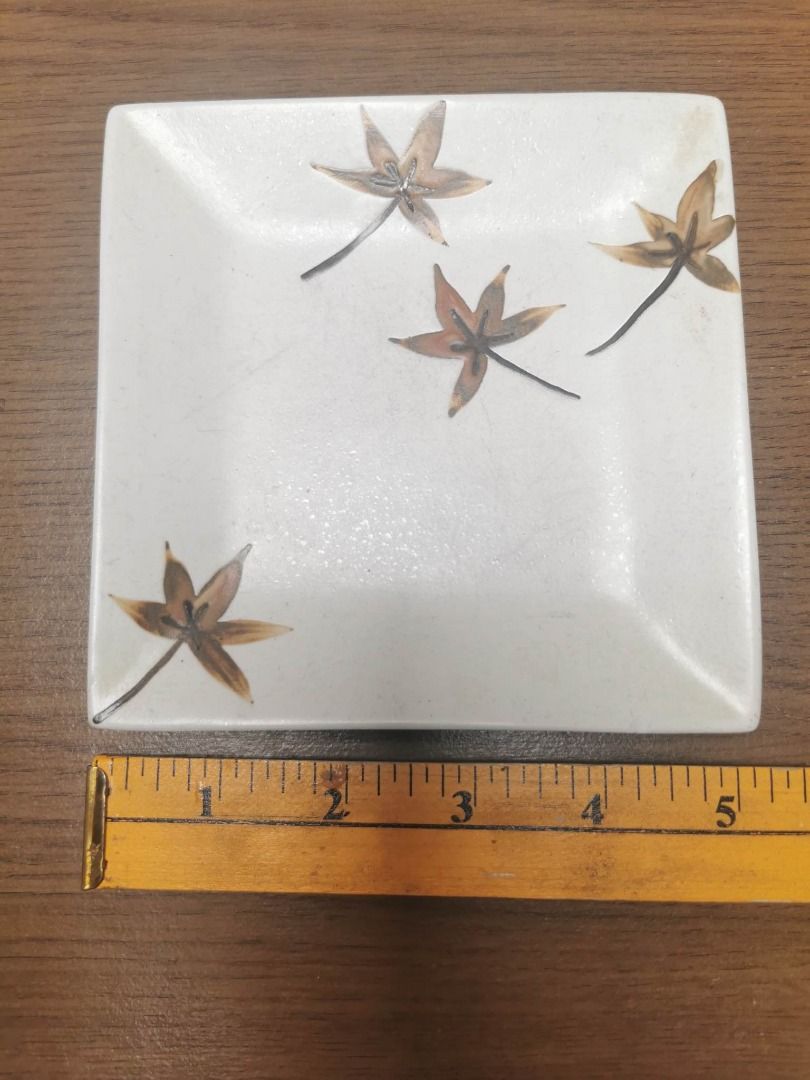 Vintage Square Decorative Dish 70, Furniture & Home Living, Home Decor, Other Home Decor on