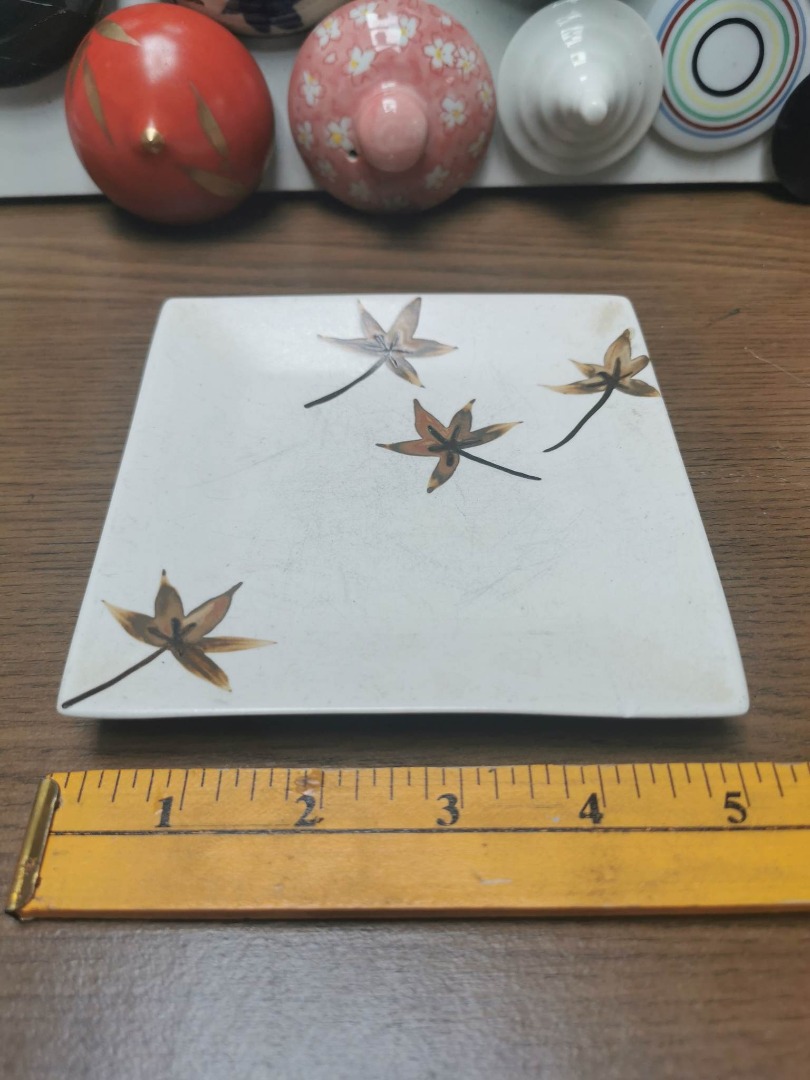 Vintage Square Decorative Dish 70, Furniture & Home Living, Home Decor, Other Home Decor on