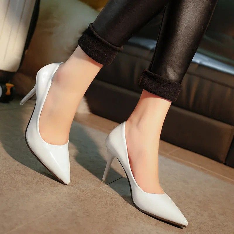 Shop white heels women for Sale on Shopee Philippines-thanhphatduhoc.com.vn