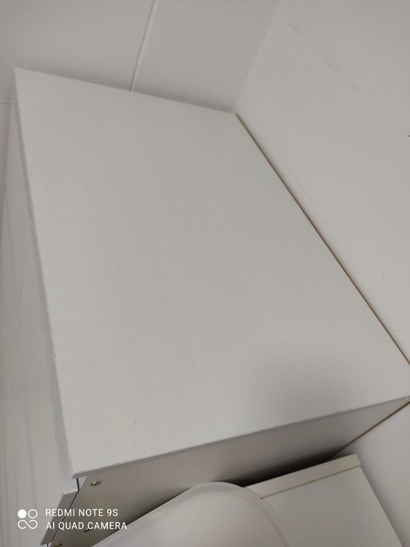 White wooden drawers rack cabinet, Furniture & Home Living, Furniture ...