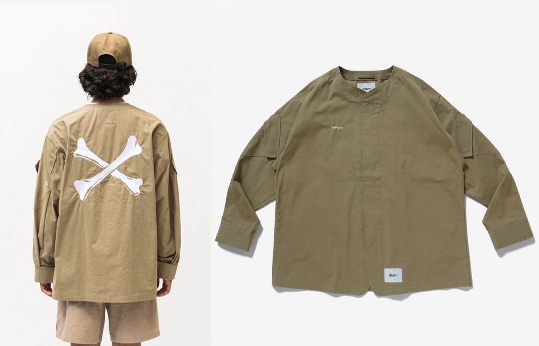 Wtaps 22ss scout ls shirt, 男裝, 外套及戶外衣服- Carousell