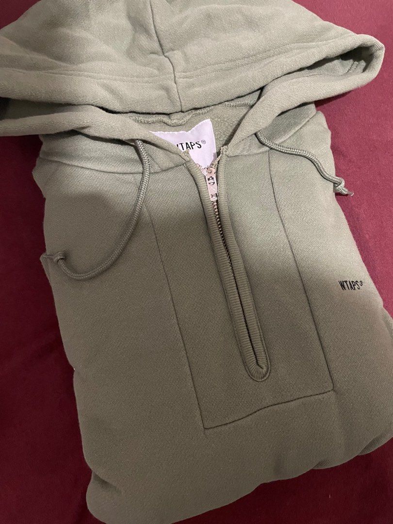 Wtaps outrigger 02 half zip hoodie, 男裝, 上身及套裝, 衛衣- Carousell