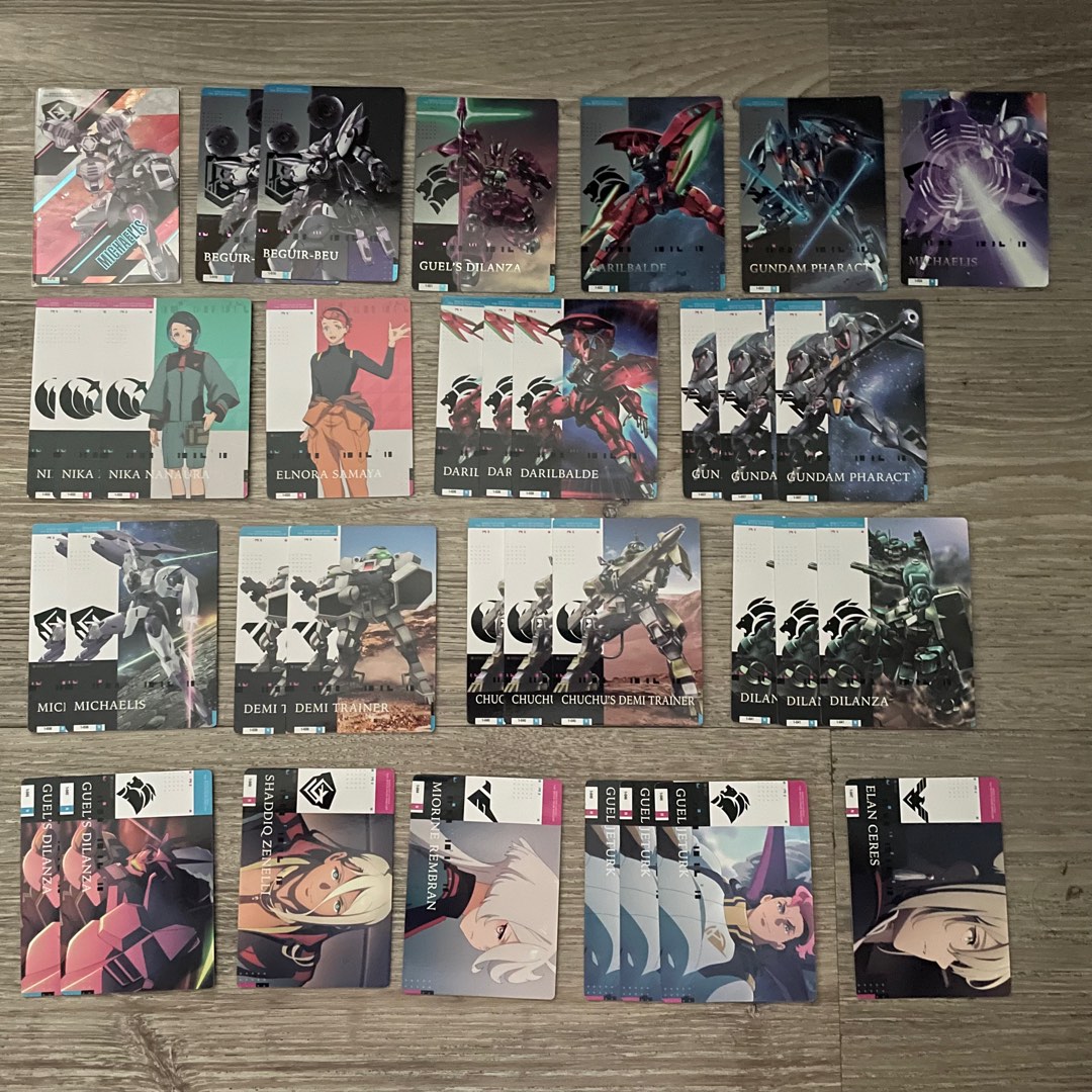 [WTS] BANDAI Carddass Gundam Card Collection The Witch from Mercury