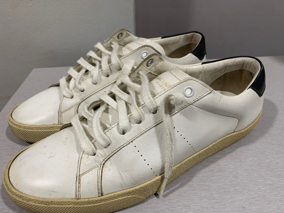 YSL Court Classic Sneakers Men #39 s Fashion Footwear Sneakers on Carousell