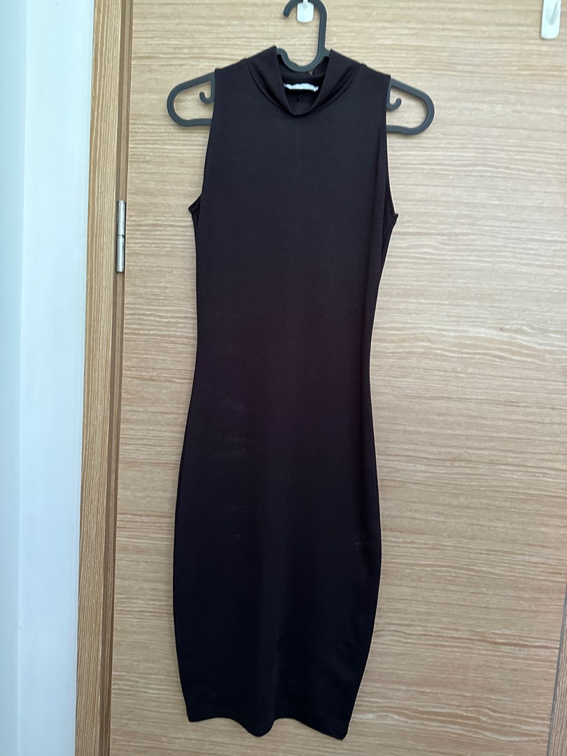 Zara Black Bodycon Dress, Women's Fashion, Dresses & Sets, Dresses on ...