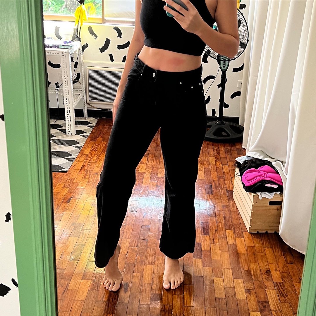 Zara Wide Leg Jeans, Women's Fashion, Bottoms, Jeans on Carousell