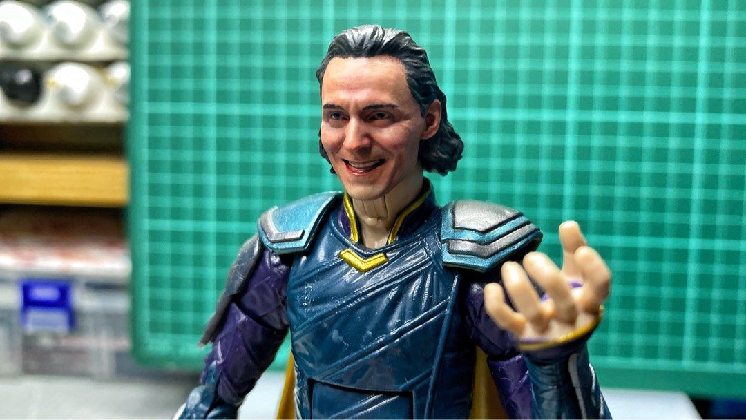 1/12 Loki Tom Hiddleston head sculpt 可Marvel Legends shf mafex