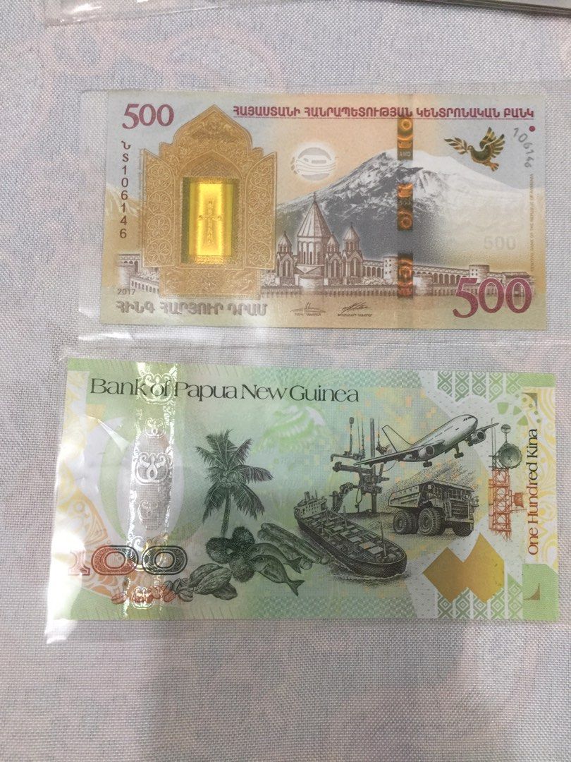 二張梵蒂岡纪念鈔，售價400, 興趣及遊戲, 收藏品及紀念品, 錢幣- Carousell