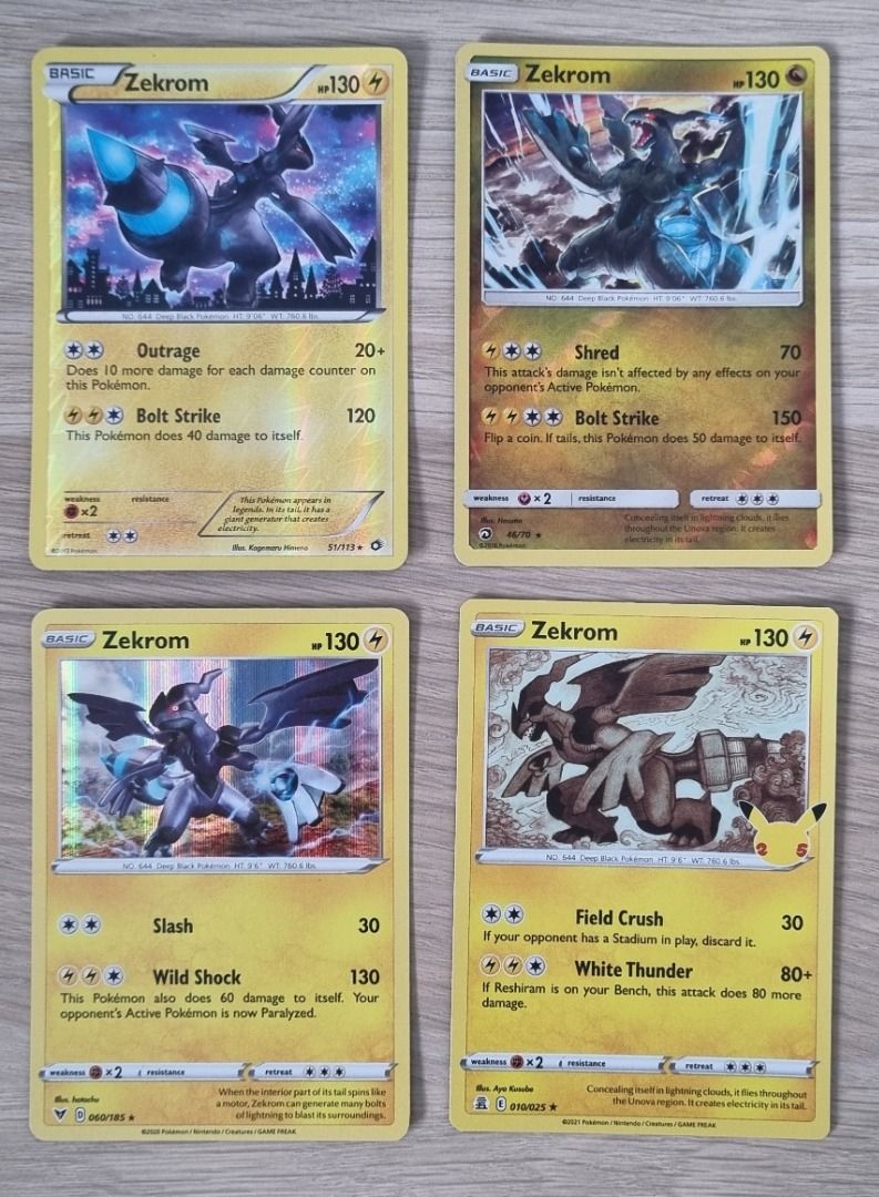 Pokemon Trading Card Game Dragon Majesty Single Card Rare Holo Zekrom 46 -  ToyWiz