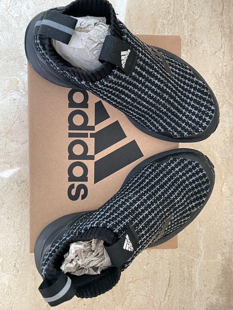 Adidas originals kids' rapidarun laceless knit running shoe online