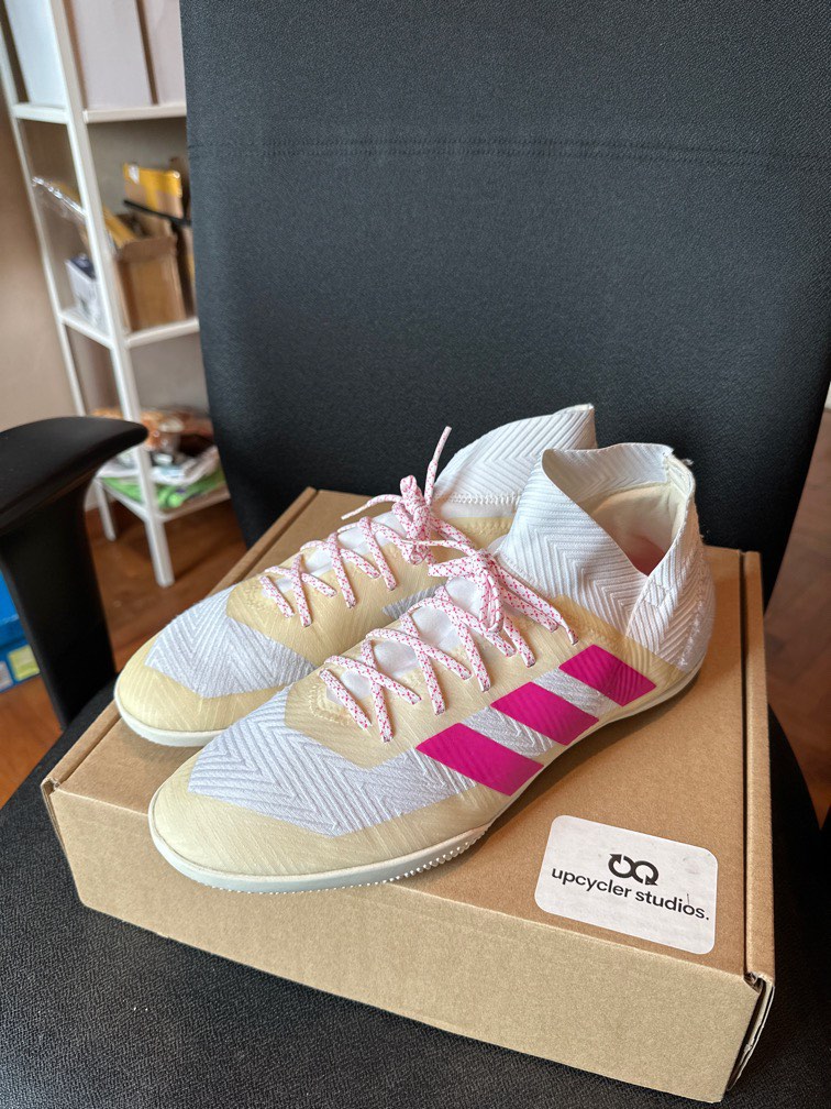 Adidas nemeziz 18.3 white and pink hotsell