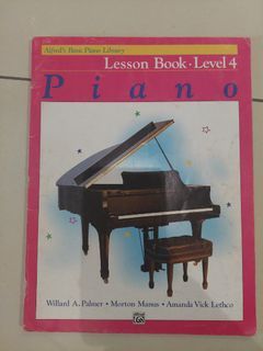 Alfred's basic piano library lesson book level 4