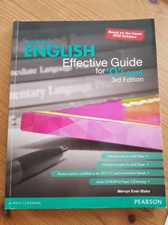 All about english effective guide for O level 3rd edition