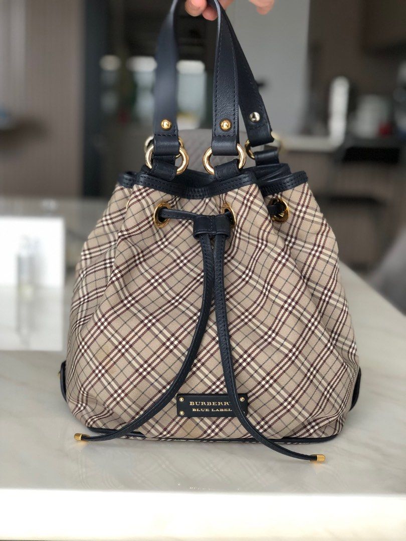 Authentic Blue Label Bucket Bag, Luxury, Bags & Wallets on Carousell