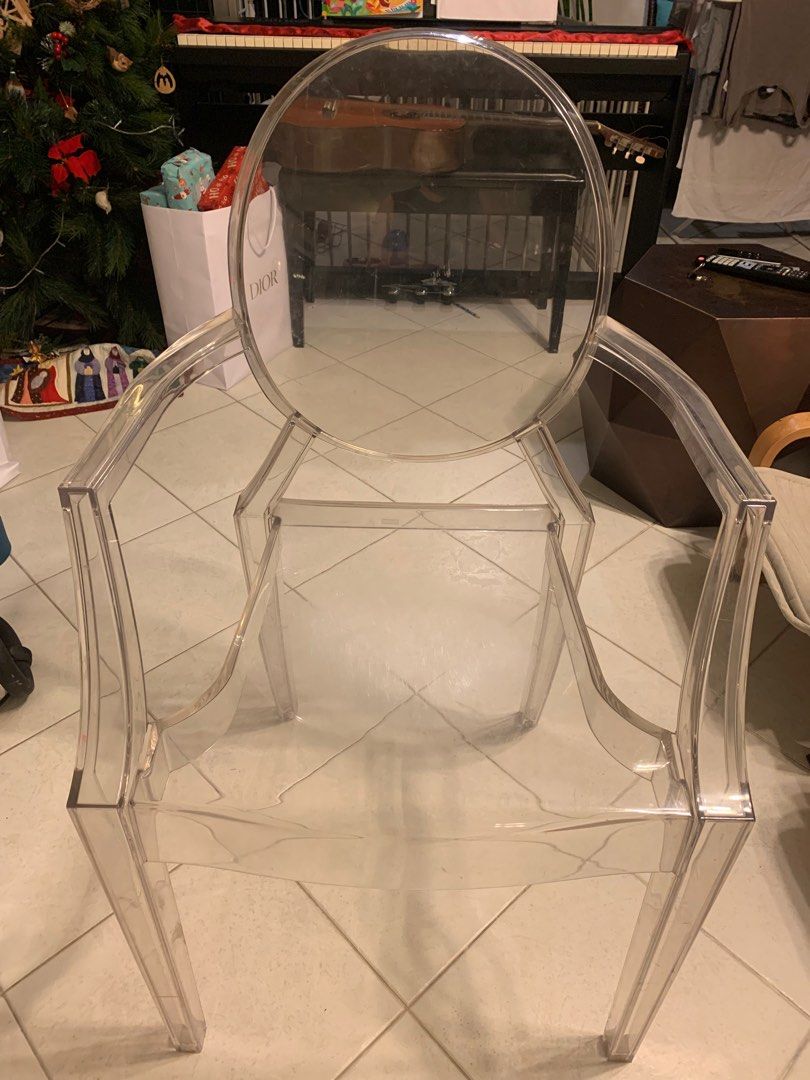 Authentic Kartell Ghost Chair, Furniture & Home Living, Furniture