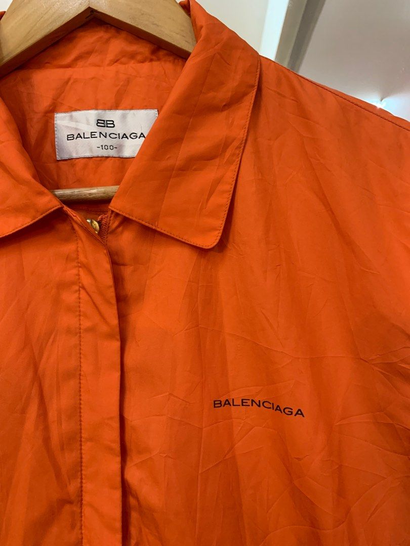 Balenciaga cheap orange jacket