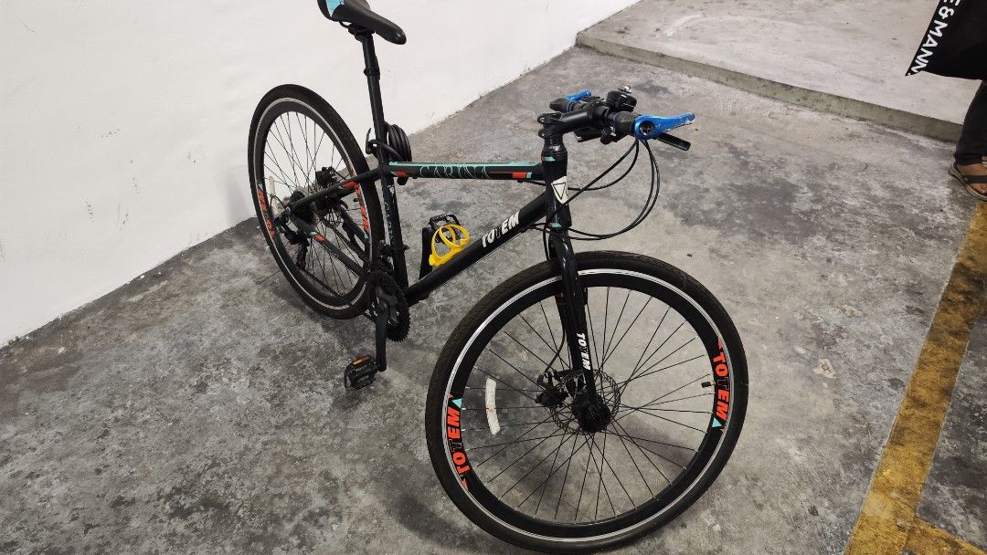 Basikal Hibrid Totem Totem Hybrid Bicycle (Full set including