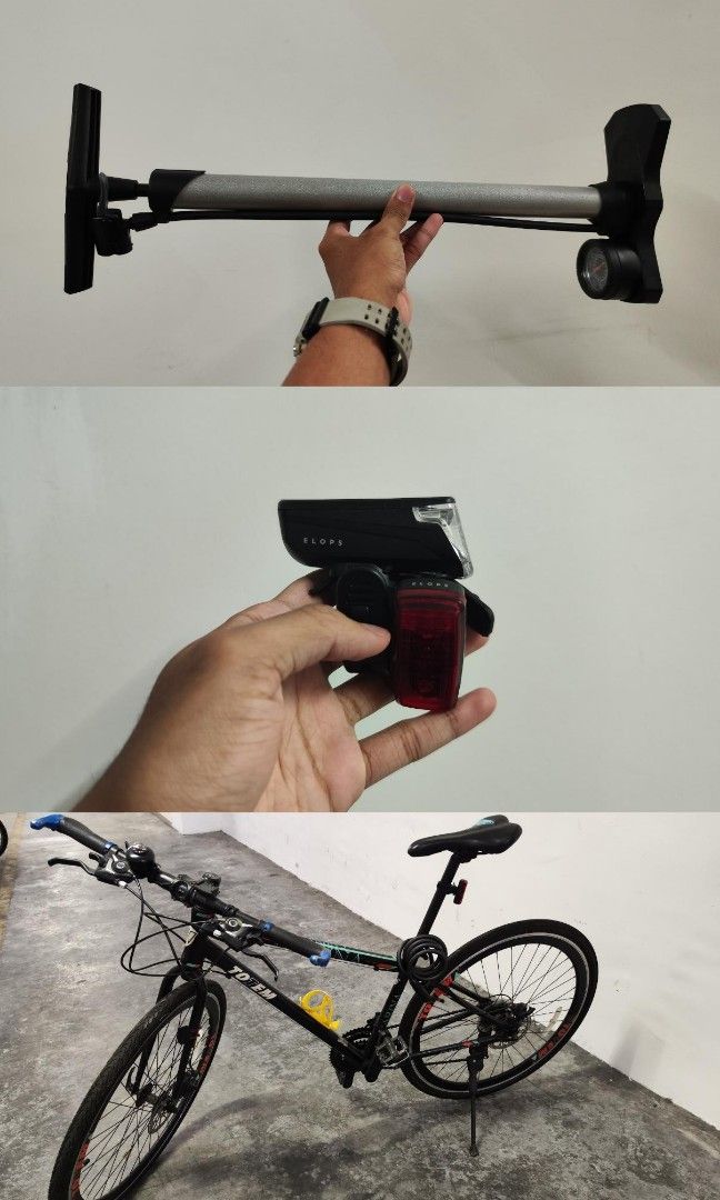 Basikal Hibrid Totem Totem Hybrid Bicycle (Full set including