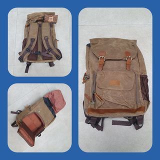 Batik Canvas Waterproof Photography Bag Outdoor Wear-resistant DLSR Camera Backpack