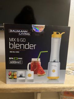 Baumann Living Mix & Go Blender (Yellow)