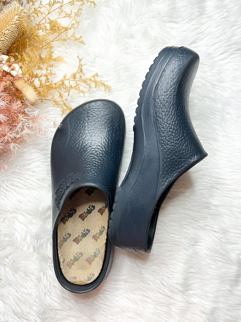 birkenstock black rubber womens