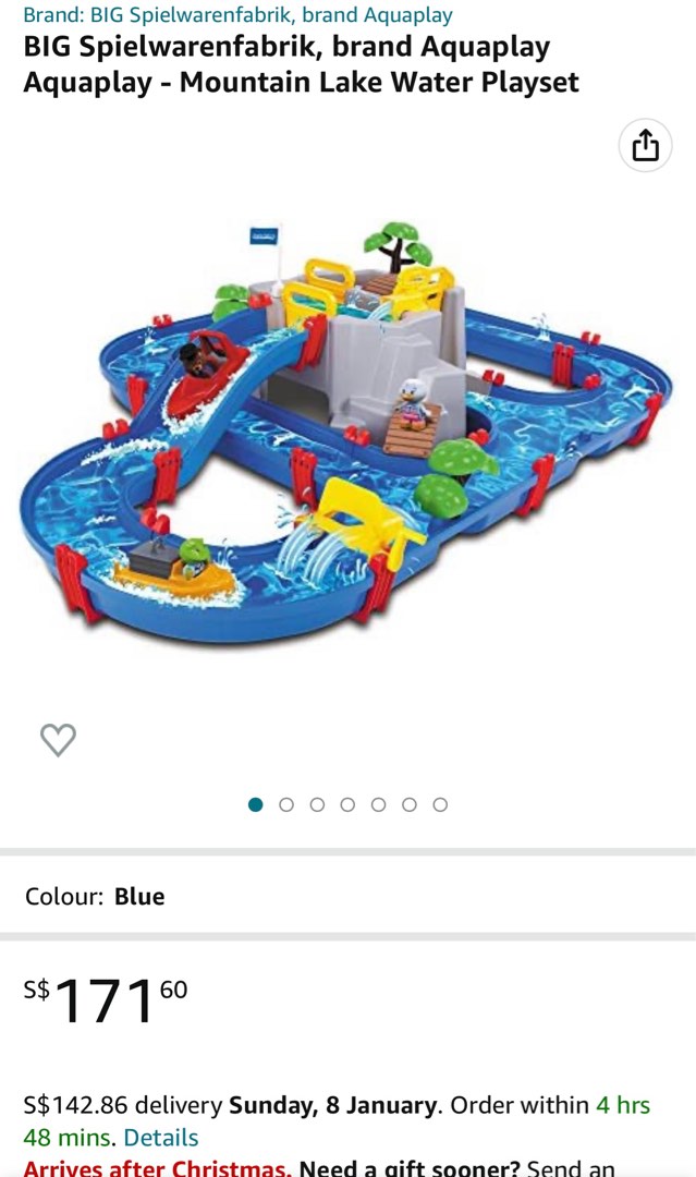 Aquaplay mountain lake playset on sale