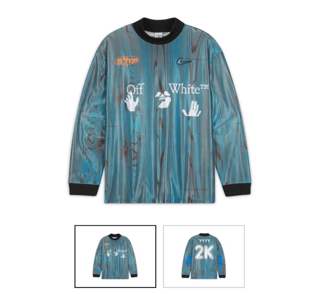 BNIP Off White x Nike 001 Soccer Jersey L Men s Fashion Tops