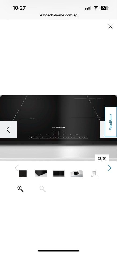 Bosch Induction Hob (BNIB) PIE631FB1E, TV & Home Appliances, Kitchen