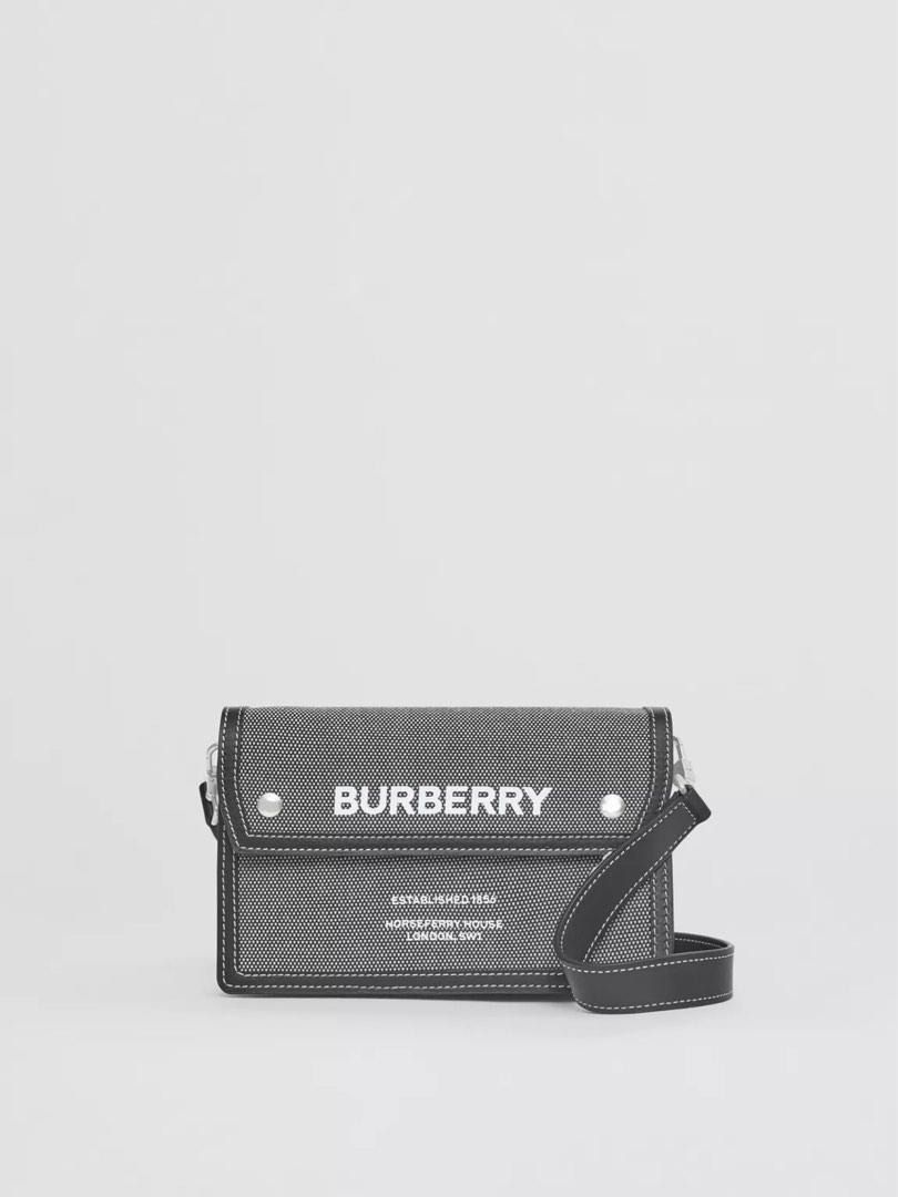 Burberry Canvas Horseferry Small Crossbody Bag (SHF-20968) – LuxeDH